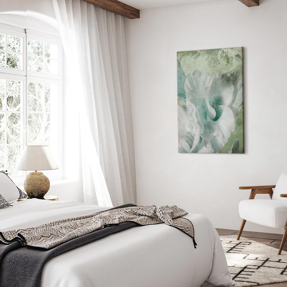 Leinwandbild - Mint Fog (1 Part) Vertical