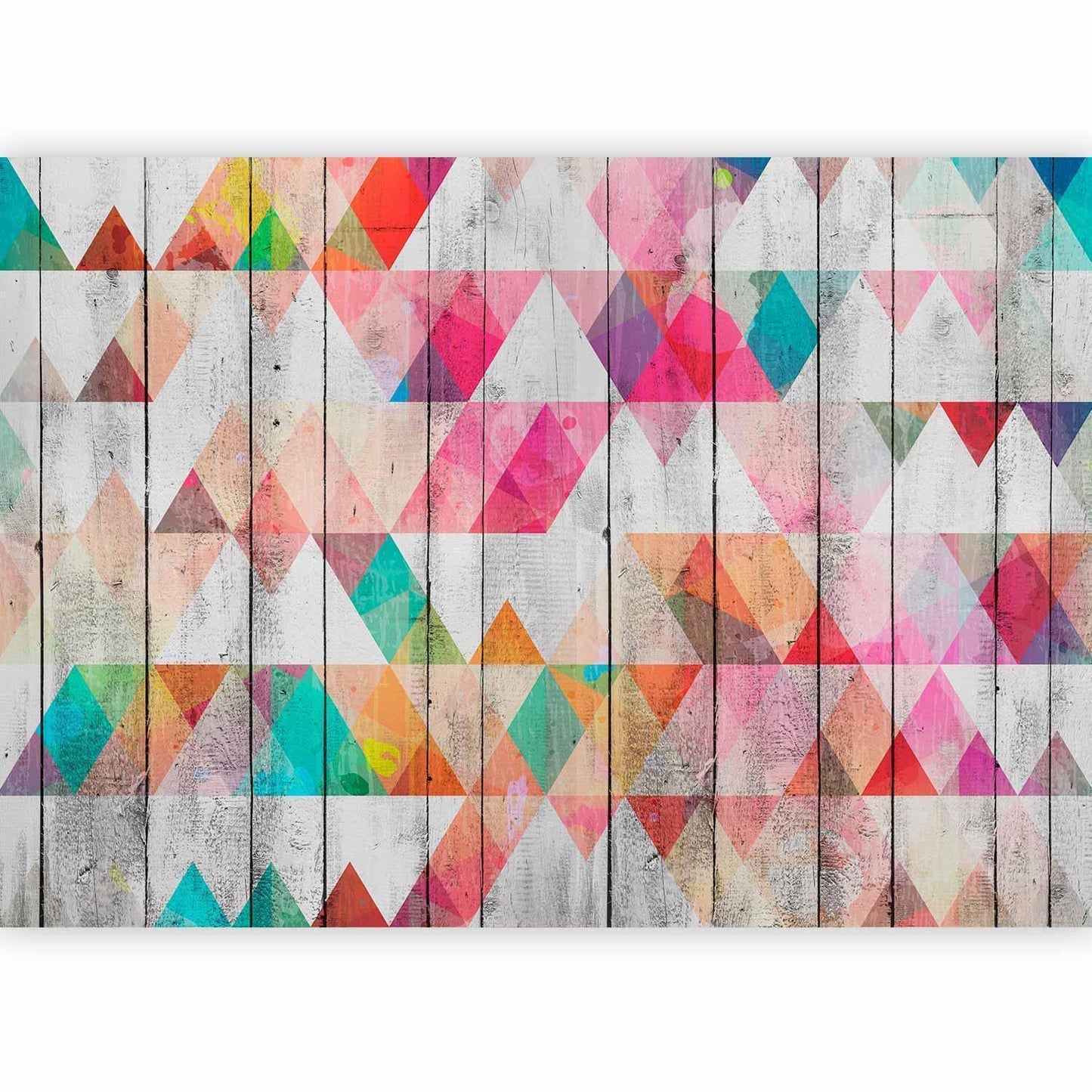 Geometrisches Muster für moderne Wandgestaltung

