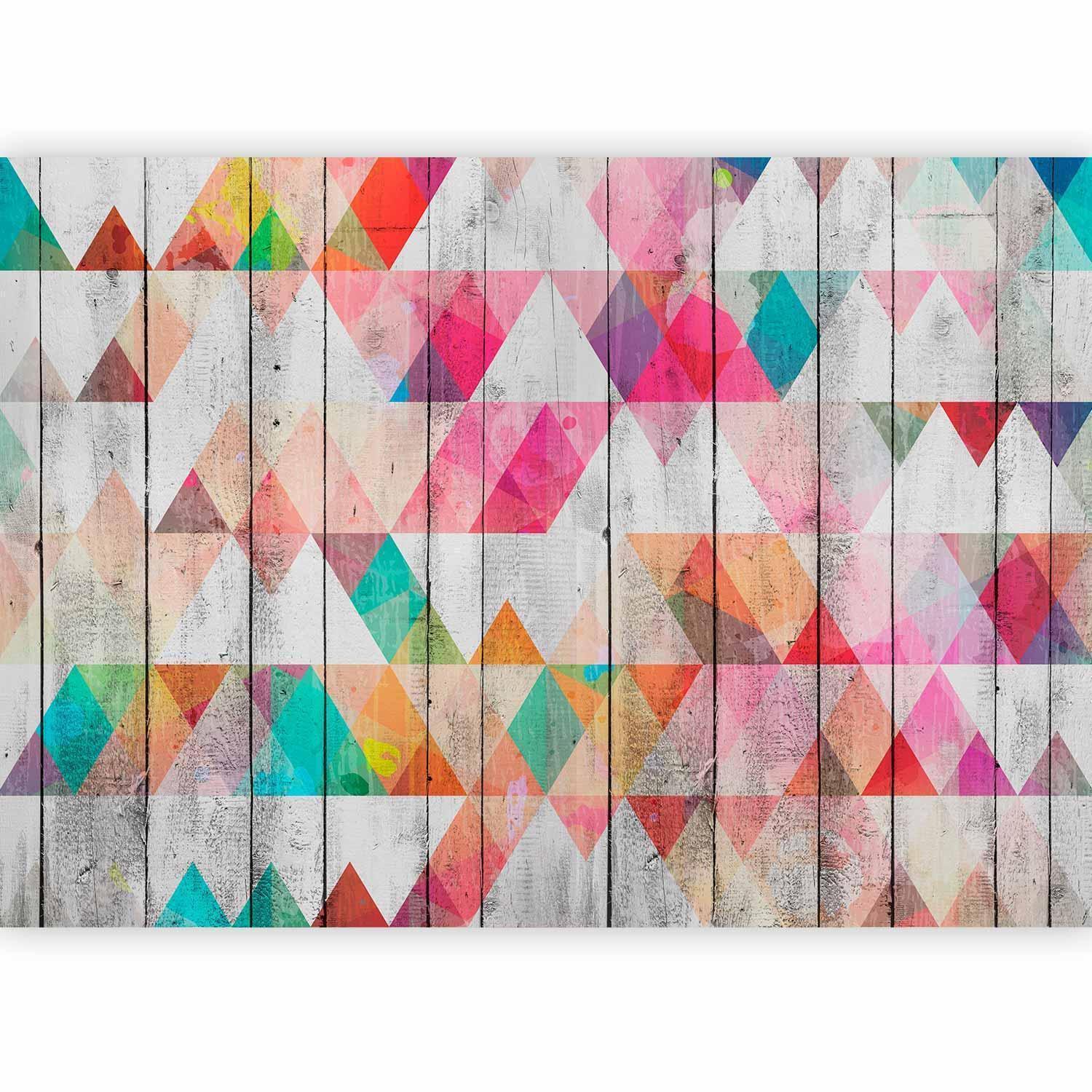 Geometrisches Muster für moderne Wandgestaltung

