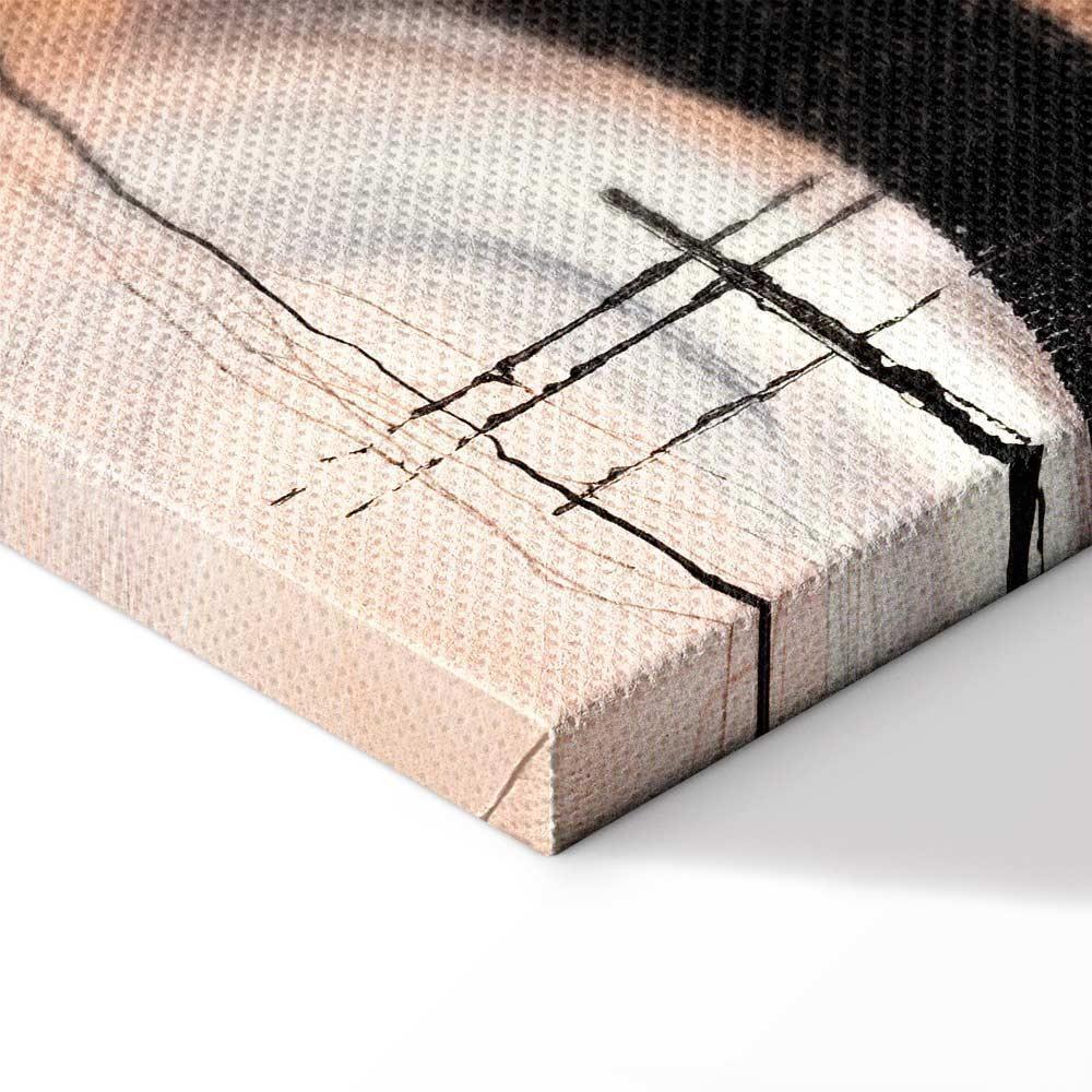 Leinwandbild - Art of Shapes (1-part) - Hand-Painted Abstract Artwork