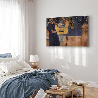 Leinwandbild - Gustav Klimt – Music