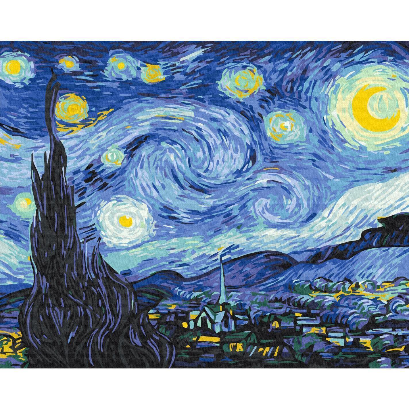 Malen nach Zahlen - Van Gogh's Starry Night