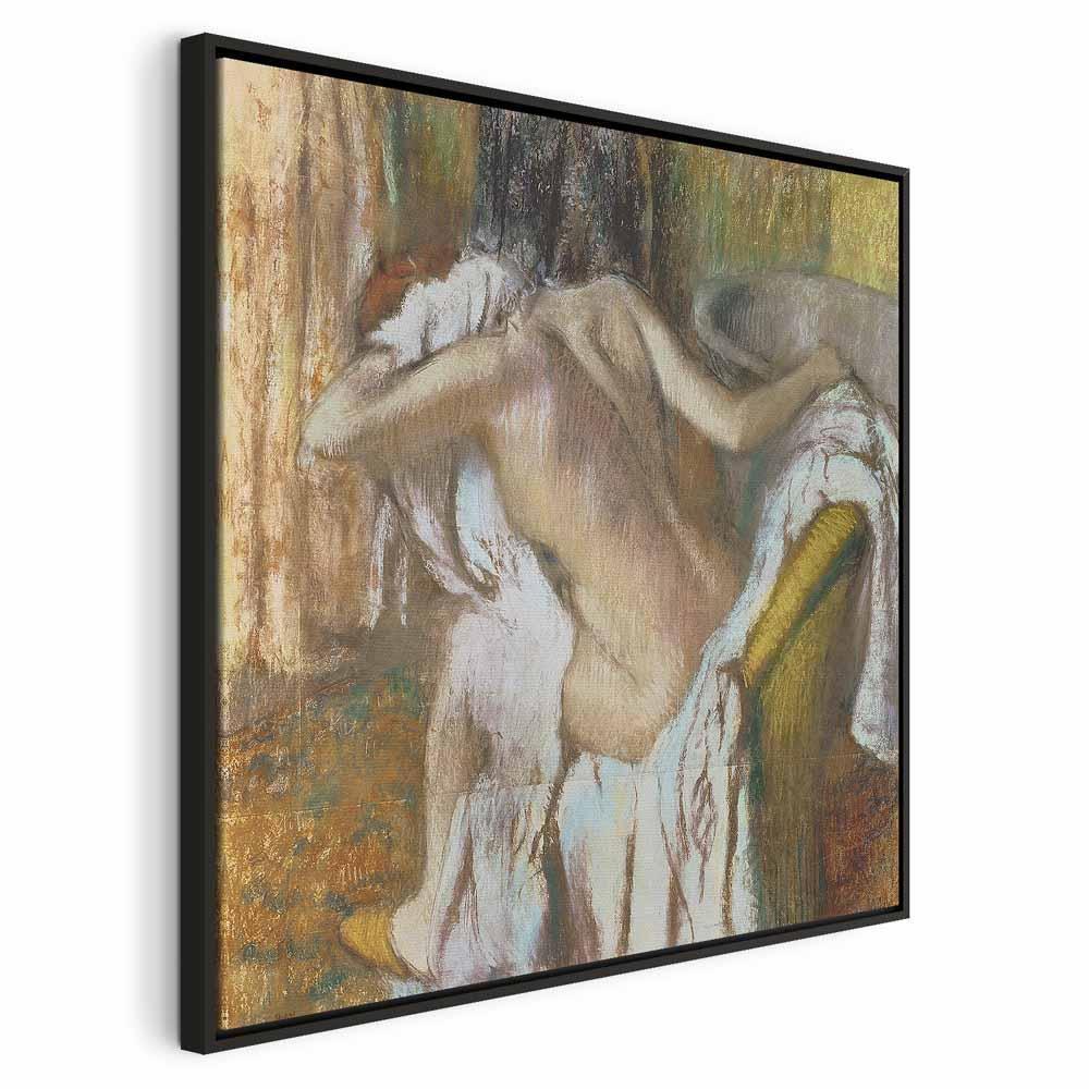 Leinwandbild - Edgar Degas – Woman drying herself