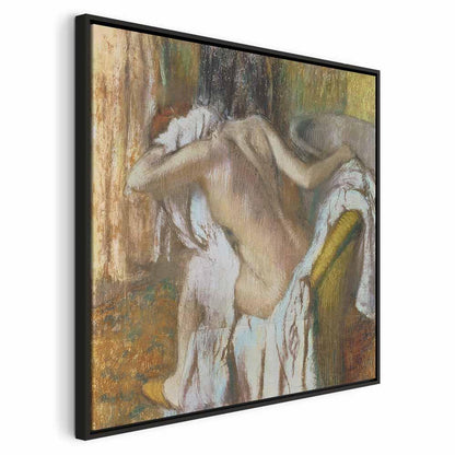 Leinwandbild - Edgar Degas – Woman drying herself