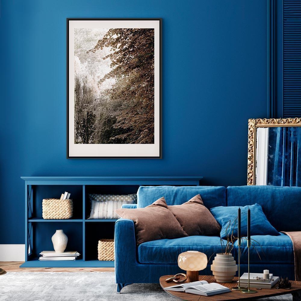 Leinwandbild - Sepia Park (1 Part) Vertical