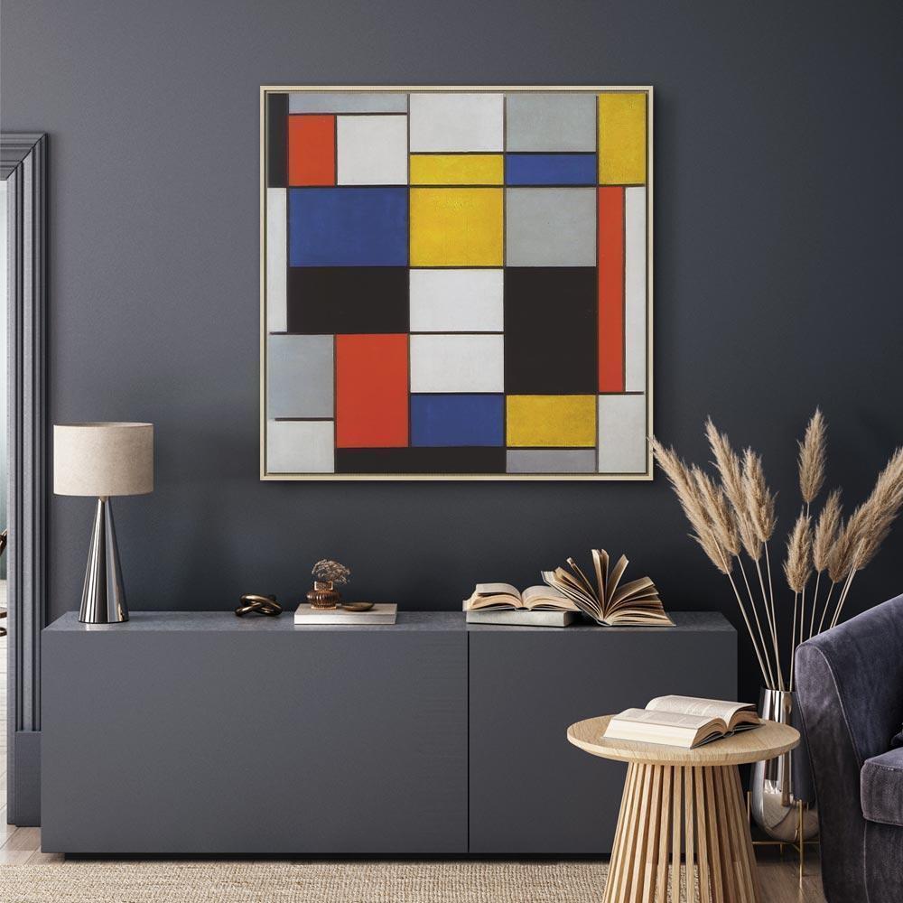 Leinwandbild - Piet Mondrian – Composition A