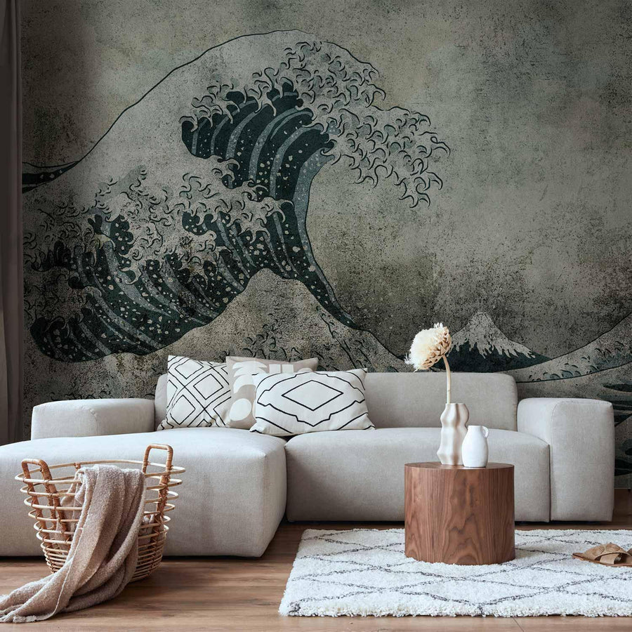 Fototapete „Große Welle“ – Die Kraft des Meeres als Wandkunst