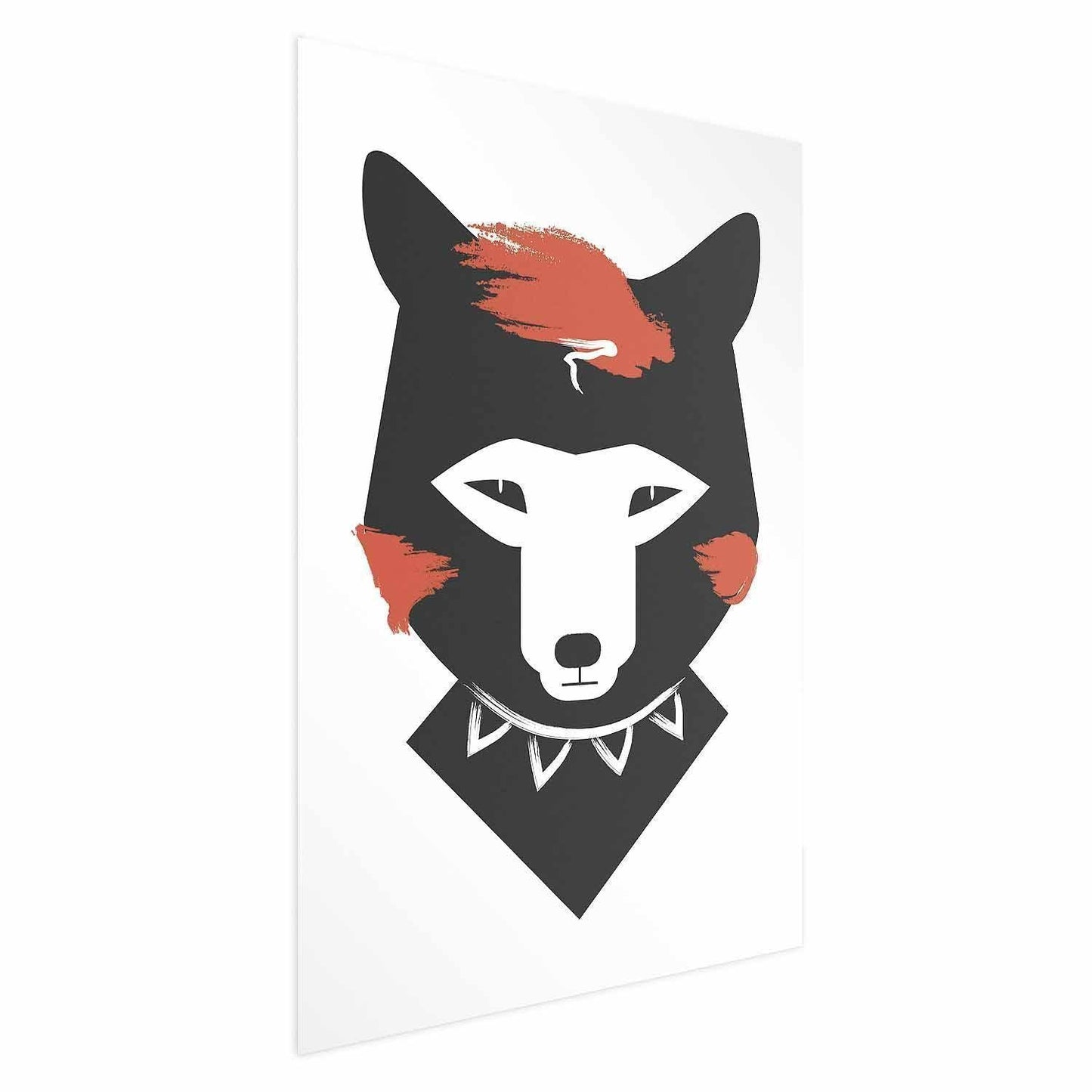 Poster Höflicher Fuchs – Stilvoll & charmant illustriert