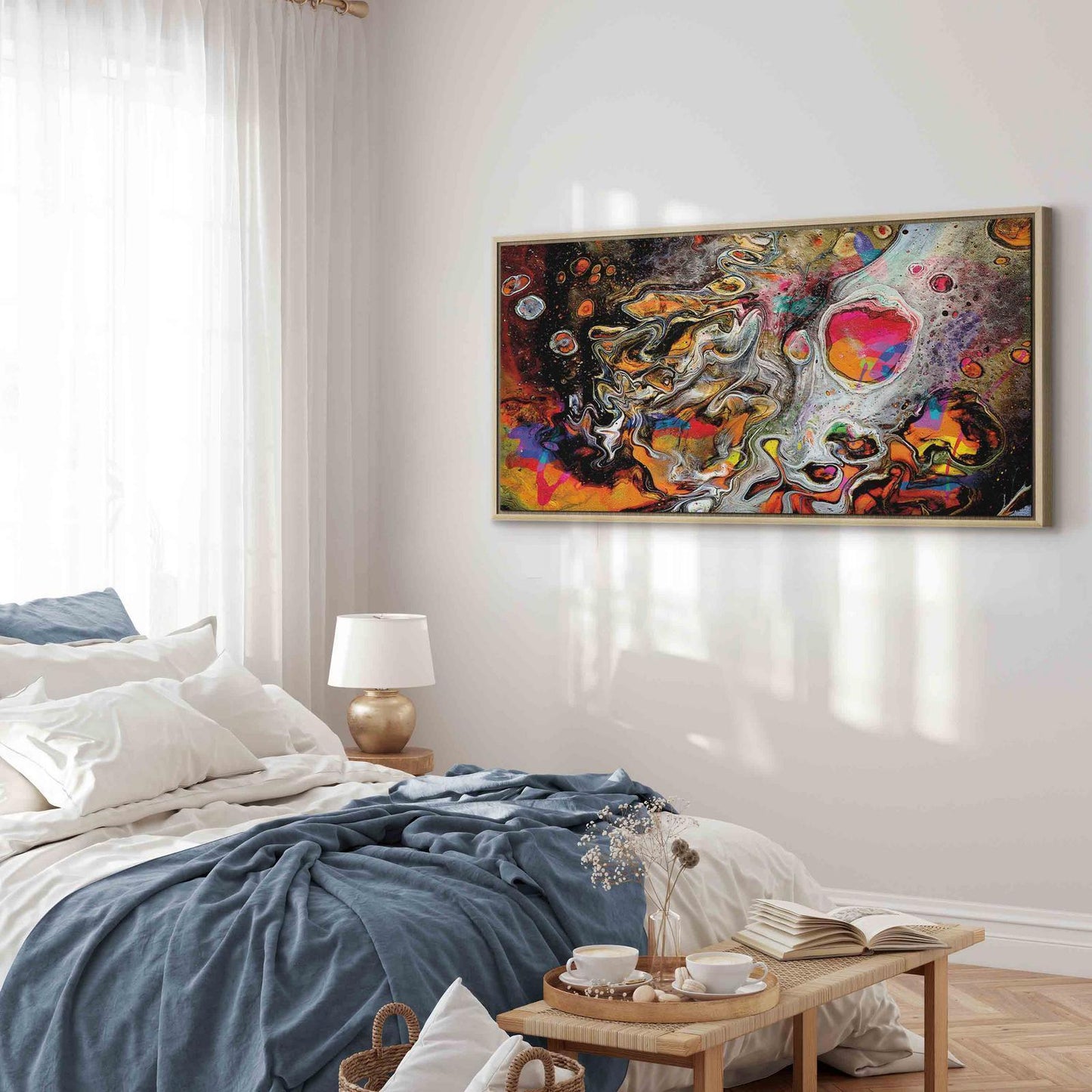 Leinwandbild - Paint Universe (1 Part) Wide
