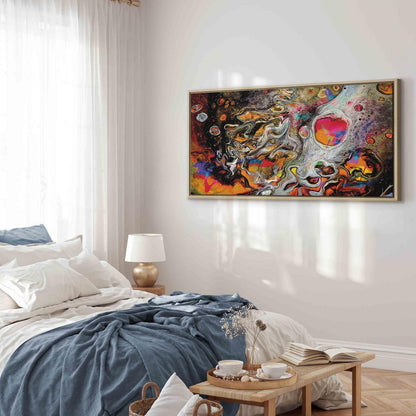 Leinwandbild - Paint Universe (1 Part) Wide