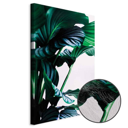 Leinwandbild - Springy Leaves (1 Part) Vertical