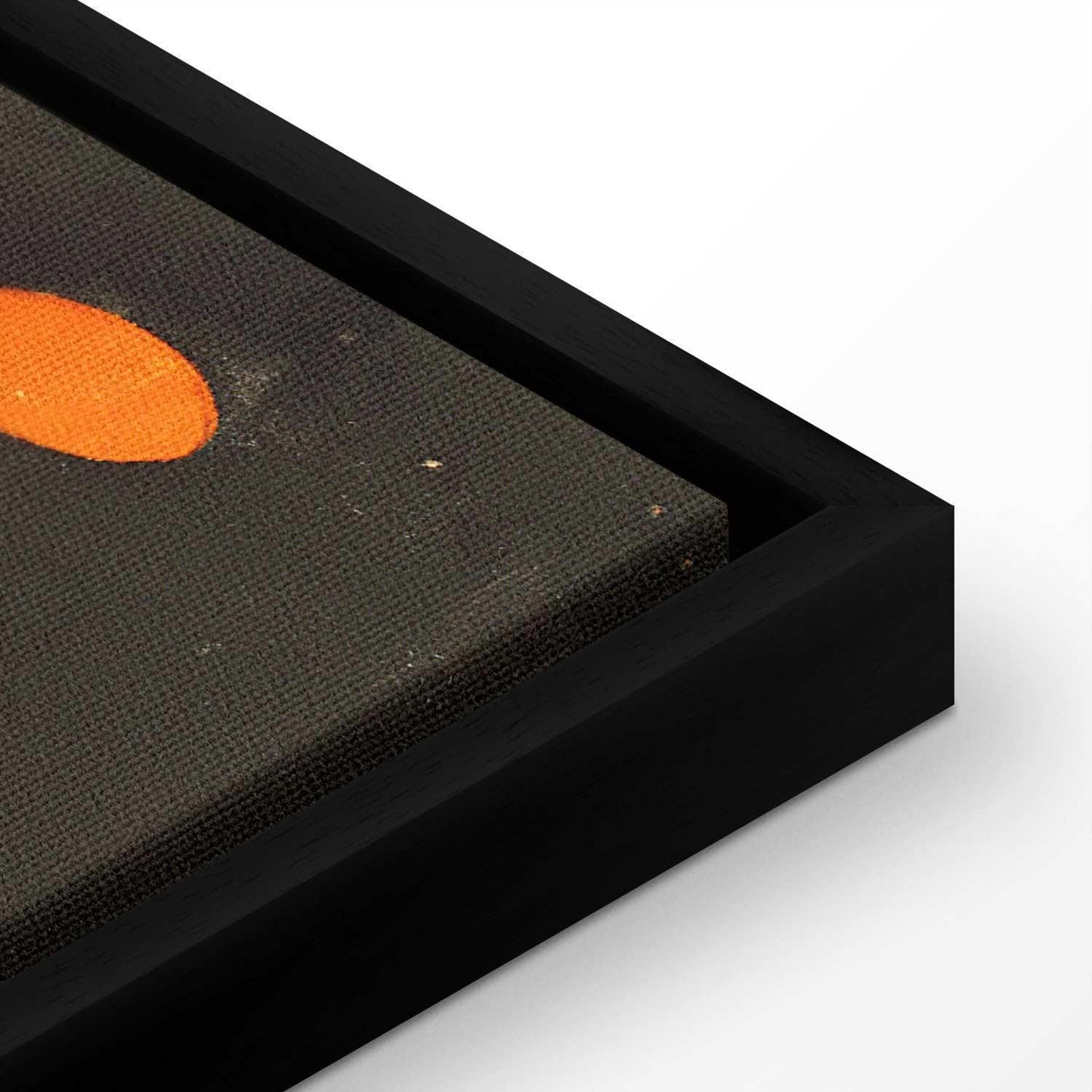 Leinwandbild - Henri Matisse – Black and Violet Arabesques on Orange