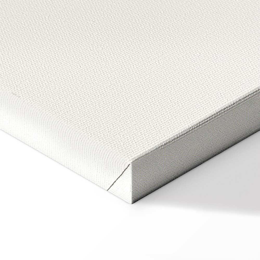 Leinwandbild - Badminton Shuttlecock on an Orange Circle Background