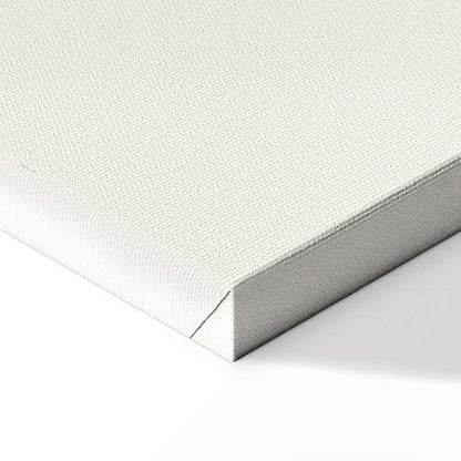 Leinwandbild - Badminton Shuttlecock on an Orange Circle Background