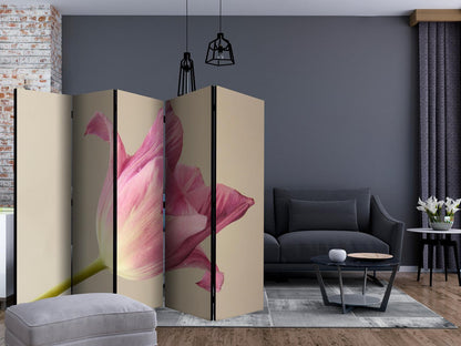 Paravent - Pink tulip II Artgeist