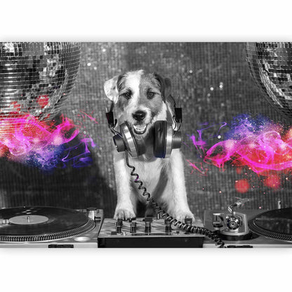 Fototapete - DJ Dog Artgeist