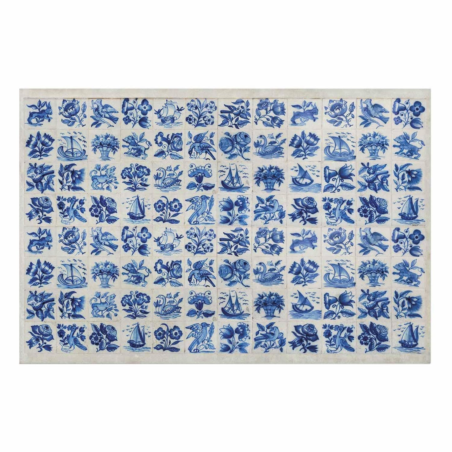 Poster - Azulejos Tiles - traditional Portuguese ceramic tiles
