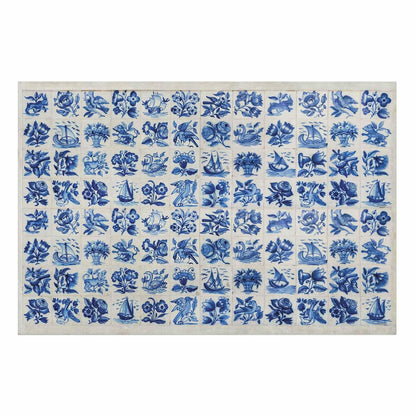 Poster - Azulejos Tiles - traditional Portuguese ceramic tiles