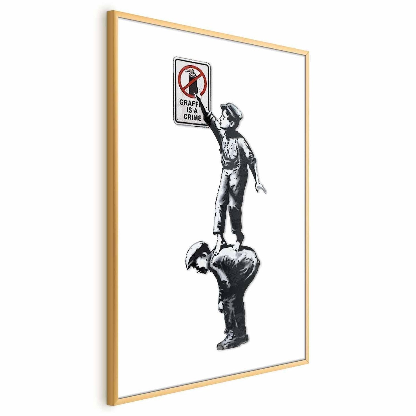 Poster - Graffiti is a Crime Artgeist