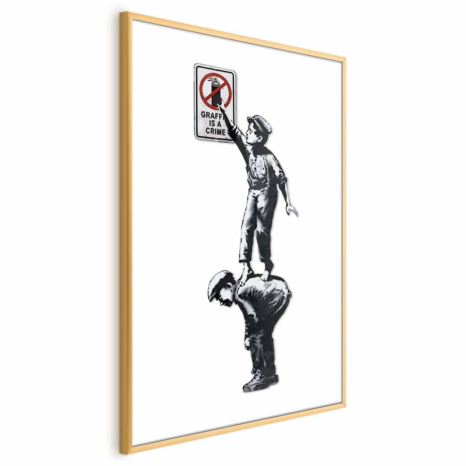 Poster - Graffiti is a Crime Artgeist