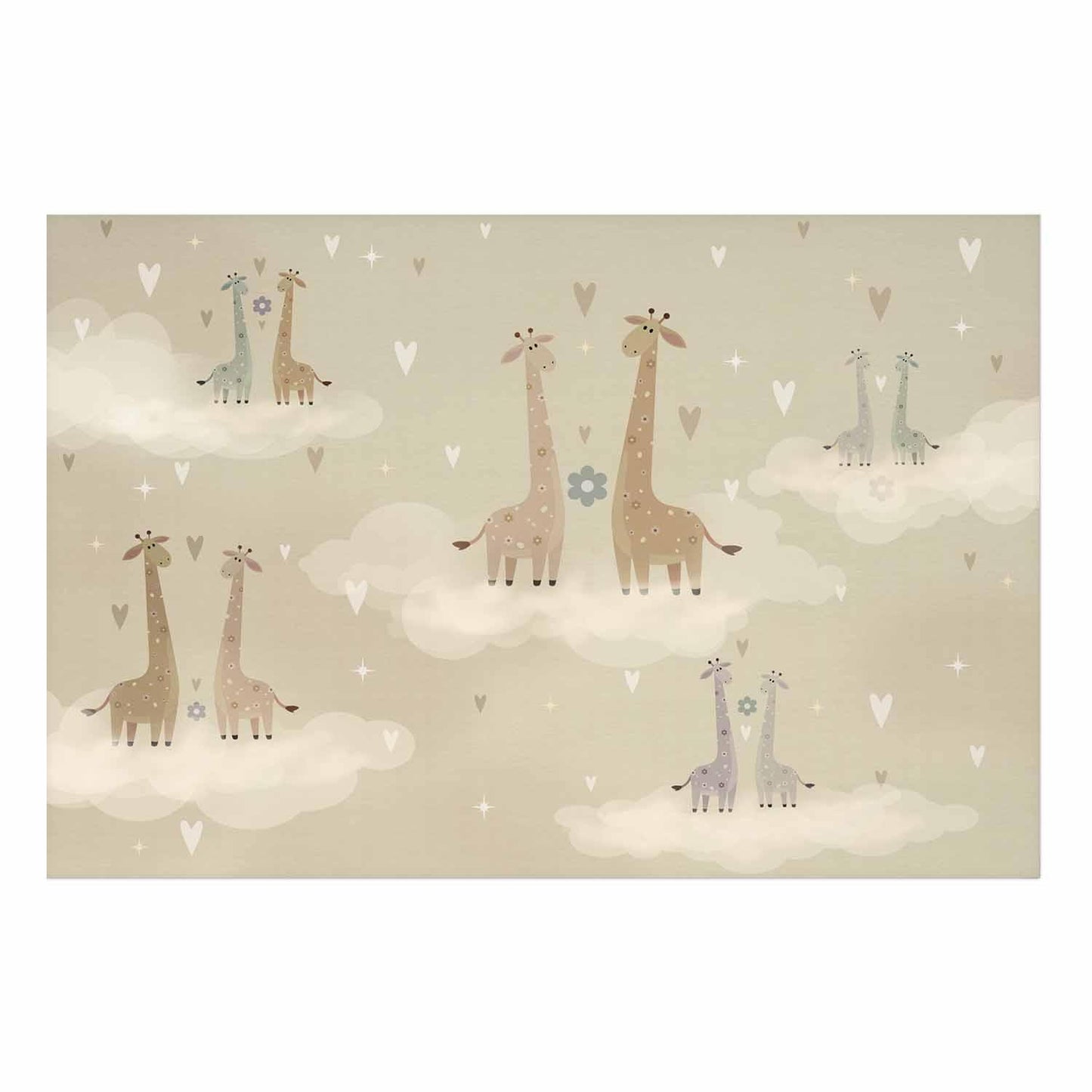 Poster - Loving Giraffes