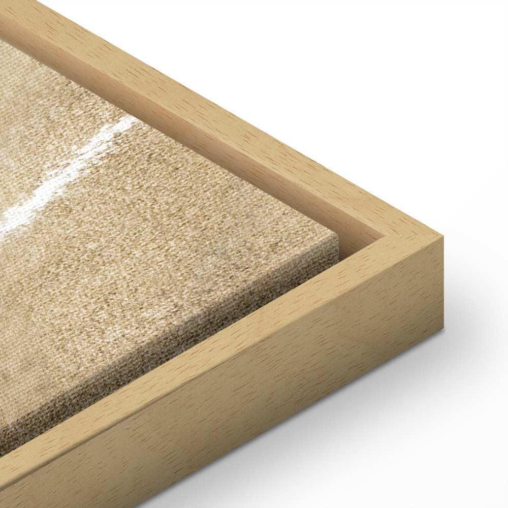 Leinwandbild - Banksy's Plane (1-part) - Red Graffiti Text on Mural Background