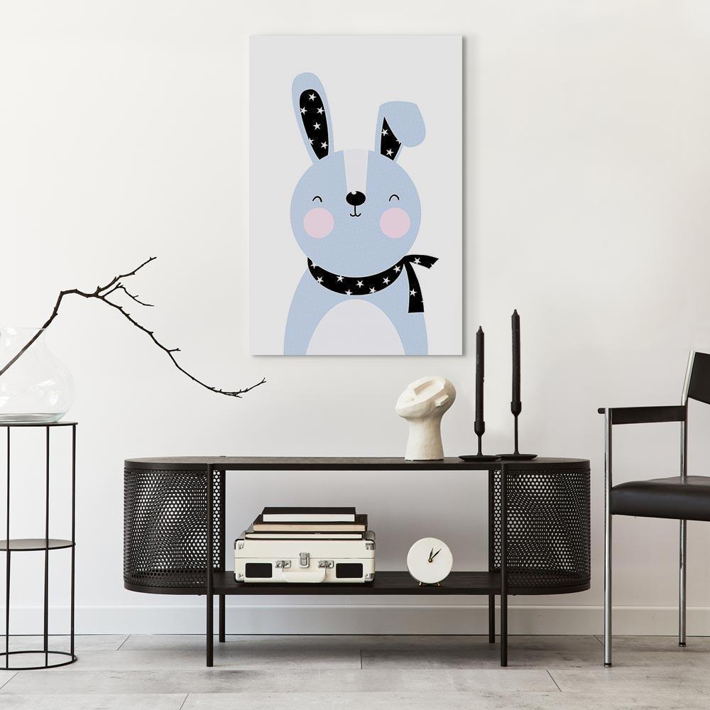 Leinwandbild - Brave Rabbit (1 Part) Vertical