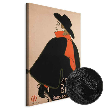 Leinwandbild - Aristide Bruant: Dans son cabaret (1 Part) Vertical