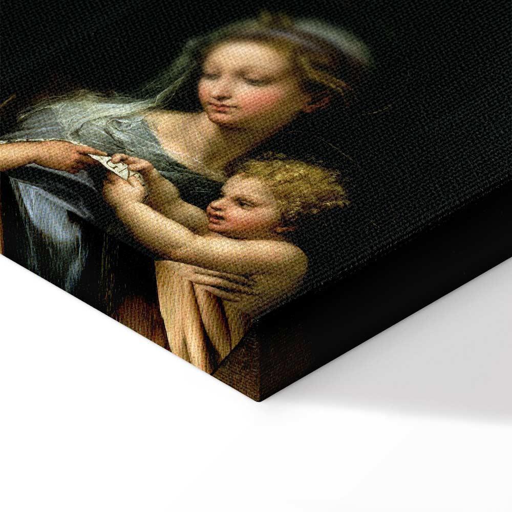 Leinwandbild - Rafael Santi – The Virgin of the Rose