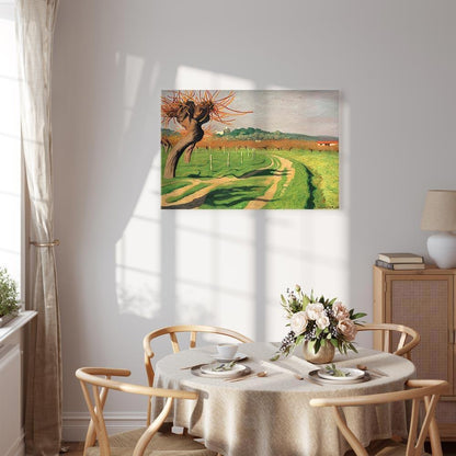 Leinwandbild - Félix Vallotton – Vallée de la Cagne