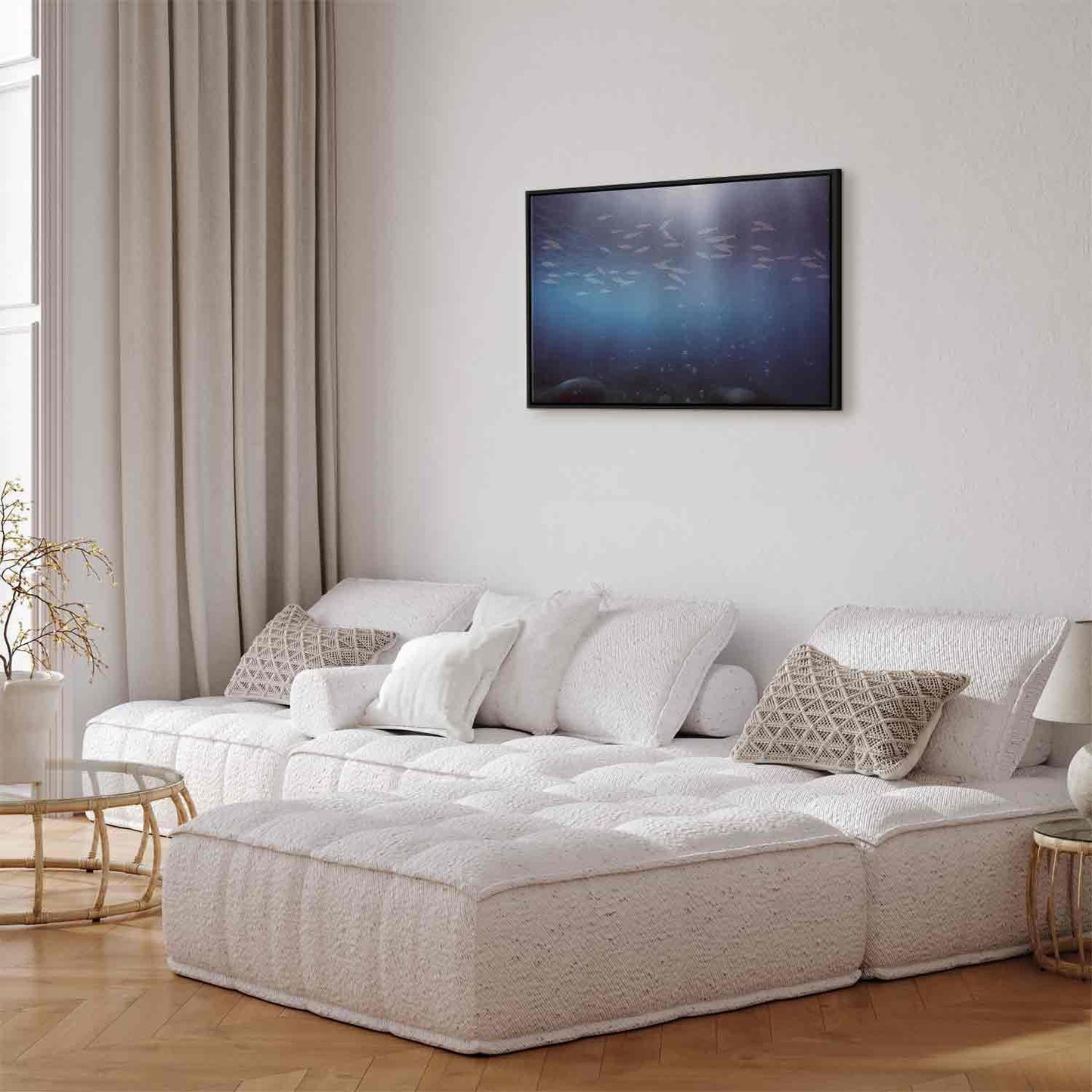 Leinwandbild - Fish in the depths