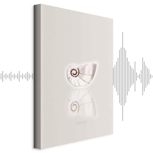 Leinwandbild - Ceramic Shell (1 Part) Vertical