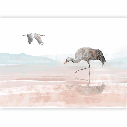 Fototapete - Cranes Over the Water