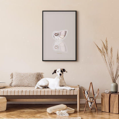 Leinwandbild - Ceramic Shell (1 Part) Vertical