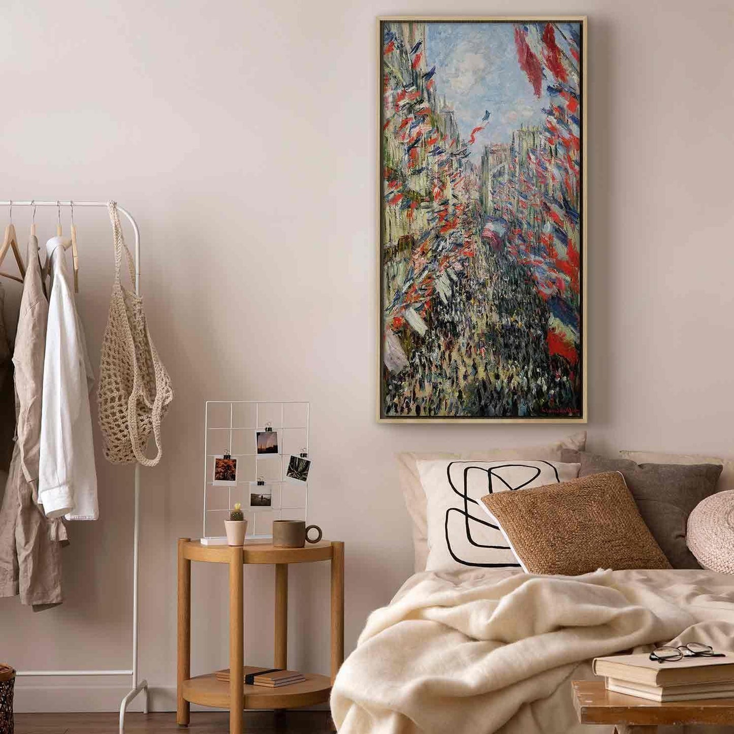 Leinwandbild - Claude Monet – The Rue Montorgueil in Paris, Celebration of June 30, 1882