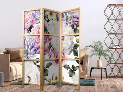 Japanischer Paravent - Floral Glade Artgeist
