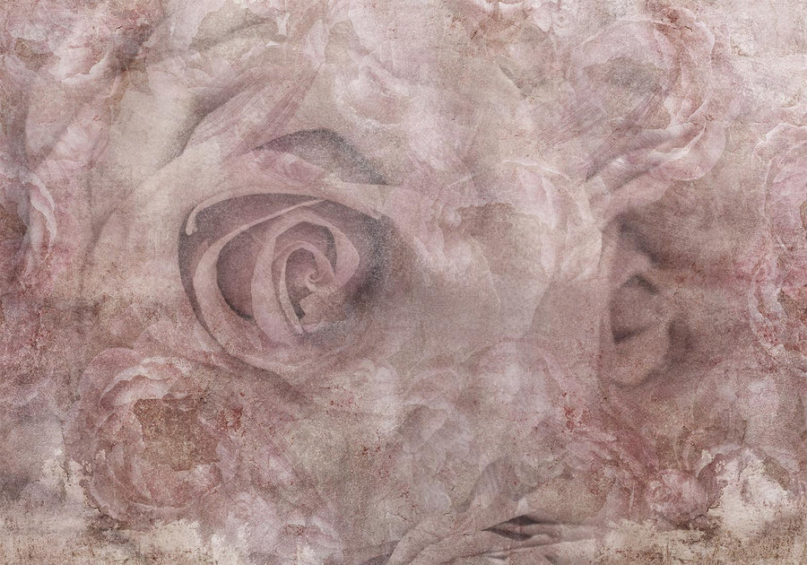 Fototapete Pink Thoughts – Sanfte Wanddekoration in Rosa
