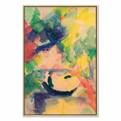 Leinwandbild - August Macke – Couple in the Boat