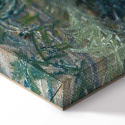 Leinwandbild - Paul Gauguin – Flußufer