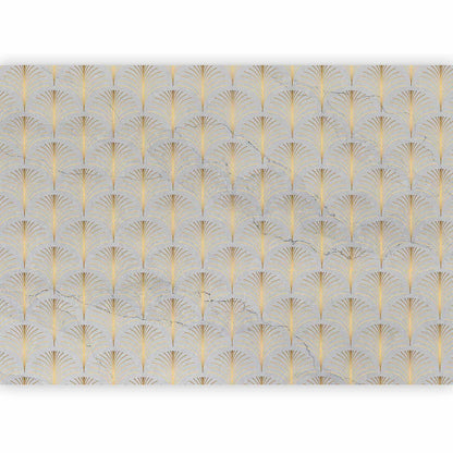 Fototapete - Linear Pattern With Gold