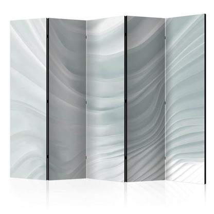 Paravent - Waving White II Artgeist