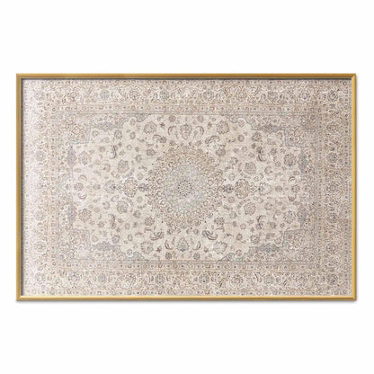 Poster - Sand Carpet - Worn Persian Rug with Rich Ornamental Motifs