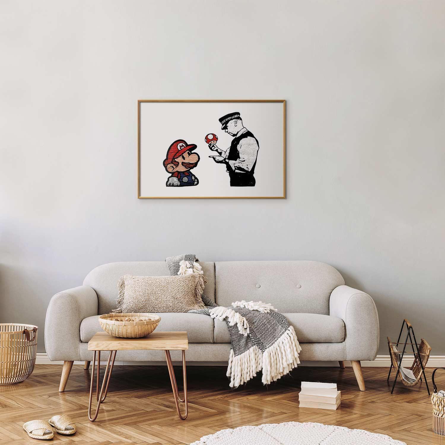 Poster - Banksy: Mushroom Picker Artgeist