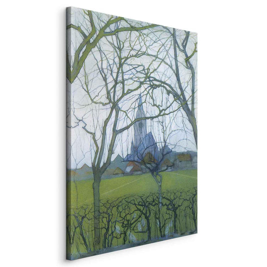 Leinwandbild - St Jacob's Church (Piet Mondrian) Artgeist