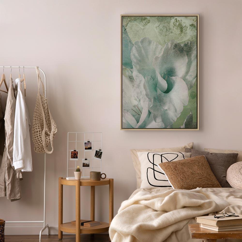 Leinwandbild - Mint Fog (1 Part) Vertical