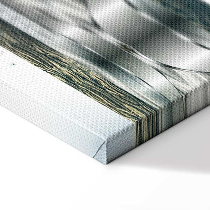 Leinwandbild - Metal World Map