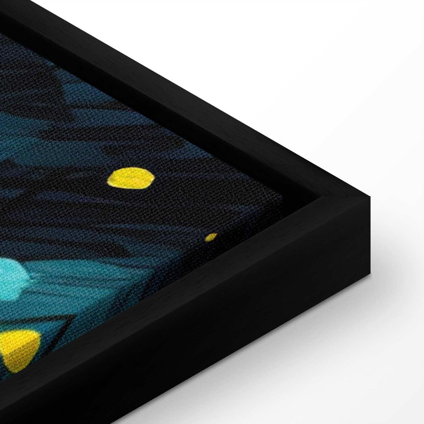 Leinwandbild - Starry night - a contemporary version of Van Gogh's night sky