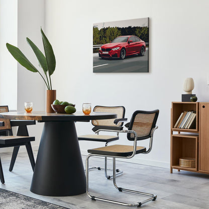 Malen nach Zahlen - Red car