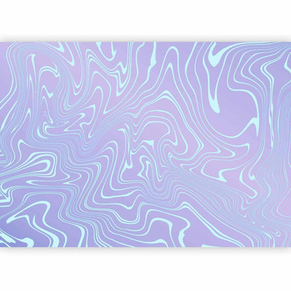 Fototapete - Sea Abstraction - Intriguing Composition of Wavy Shapes in Shades of Blue Artgeist