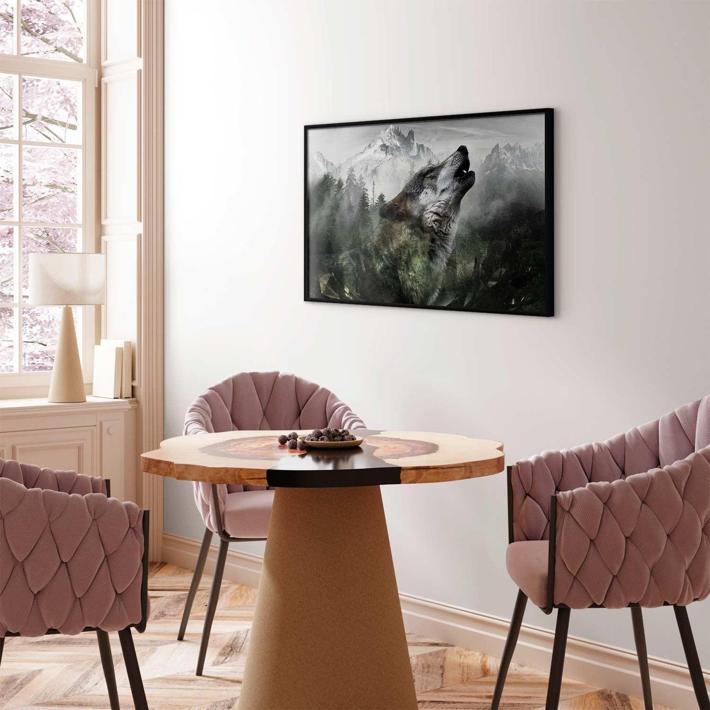 Poster - Howling Wolf